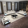 Sofá de alta qualidade quadrado preto e branco para sala de estar