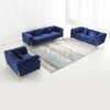 Mobiliário moderno sofá de tecido Chesterfield