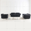 Sofá de couro contemporâneo exclusivo para sala de estar