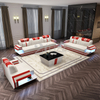 Sofá de alta qualidade quadrado preto e branco para sala de estar