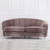 Belo e enorme sofá marrom para sala de estar