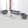 Sofá de tecido Chesterfield moderno para sala de estar