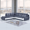 Conjunto de móveis e sofá de couro de alta qualidade de canto