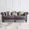 Sofá moderno de tecido Chesterfield para sala de estar