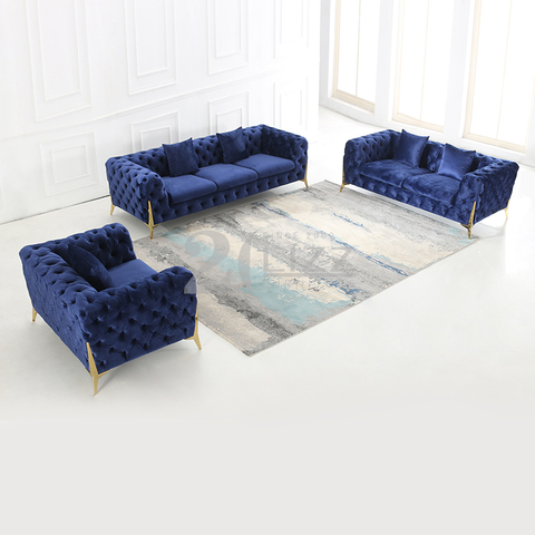 SoFa tradicional em tecido de pelúcia superdimensionado