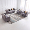 Sofá moderno de tecido Chesterfield para sala de estar