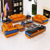 Sofá de couro com móveis modernos de alta qualidade