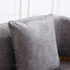 Sofá pequeno elegante cinza escuro para sala de estar